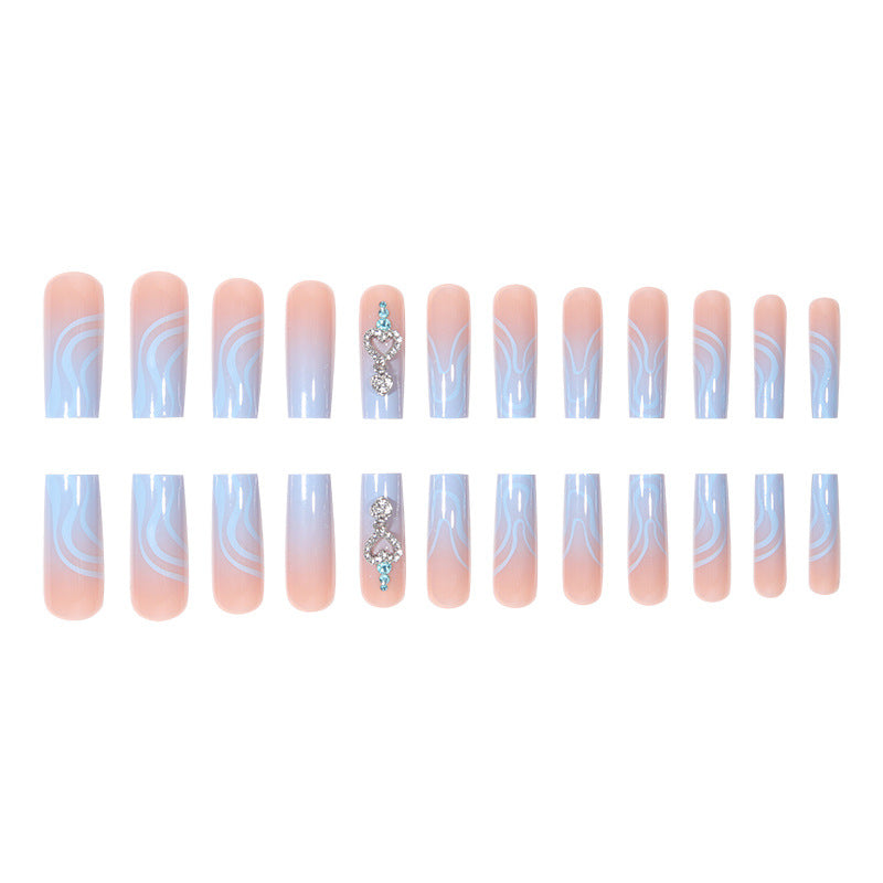 Elegantly Designed Graphic Abstract Nail Art Extensions Stornfield