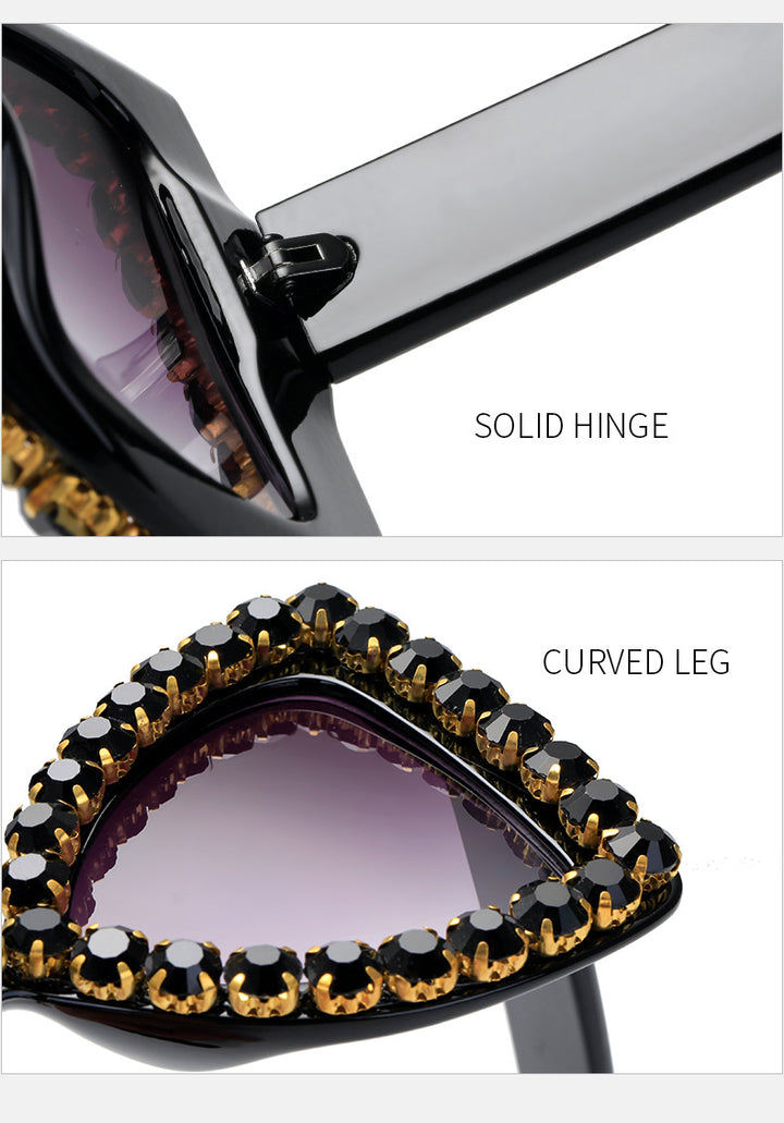 Ladies Glamorous Sunglasses with Crystal Decoration Stornfield