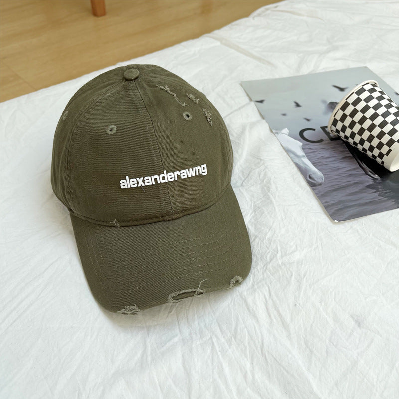 Unisex Distressed Cotton Baseball Cap Stornfield