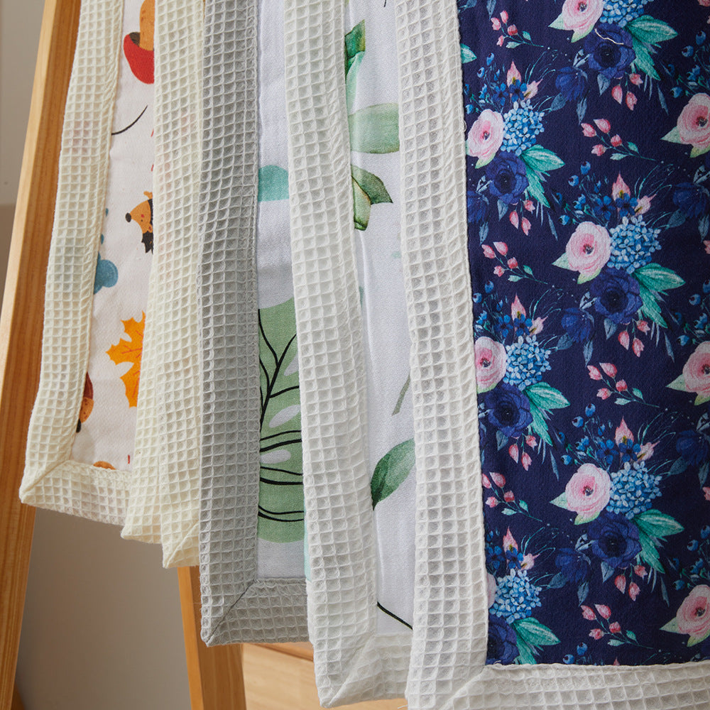 Floral Patterned Baby Blanket Stornfield