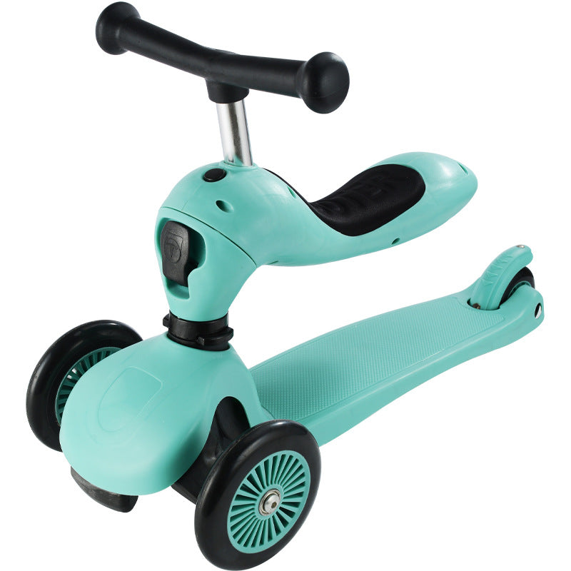 Adjustable Height Glider Scooter Stornfield