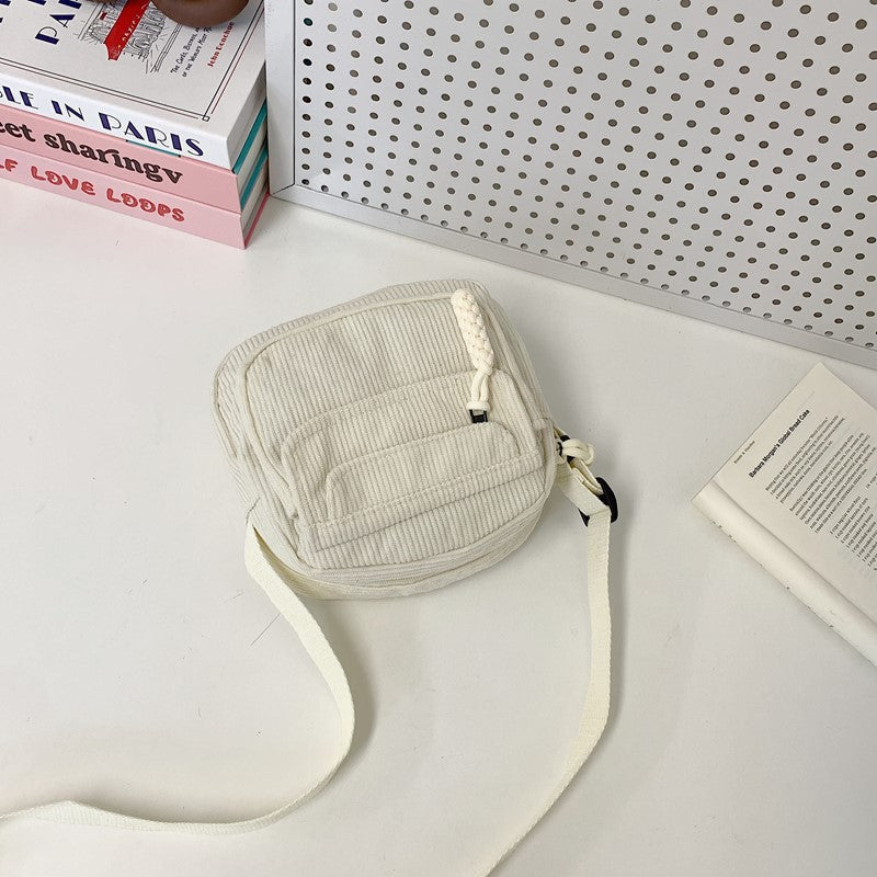 Compact Corduroy Crossbody Bag Stornfield