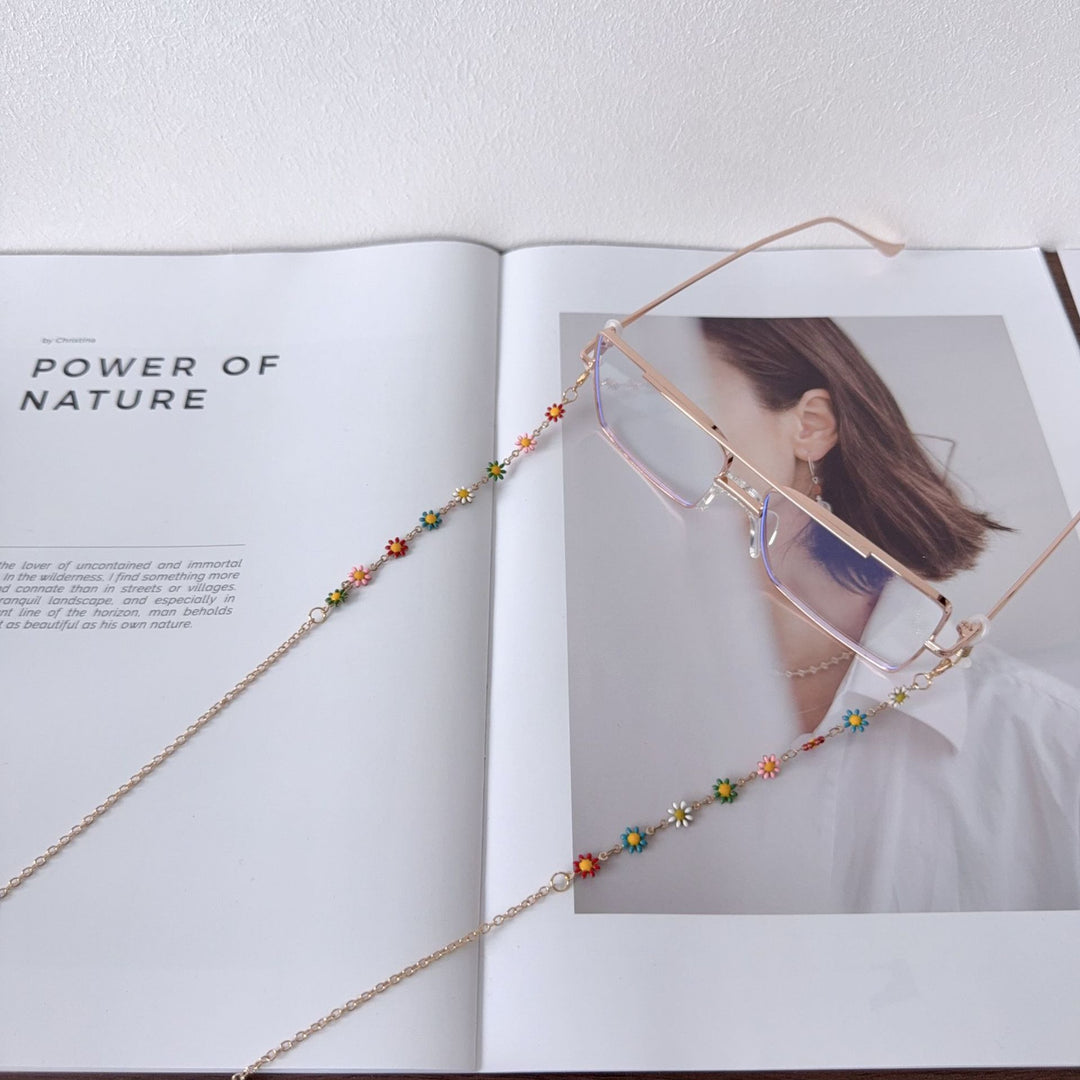Floral-Accented Eyewear Chain Stornfield