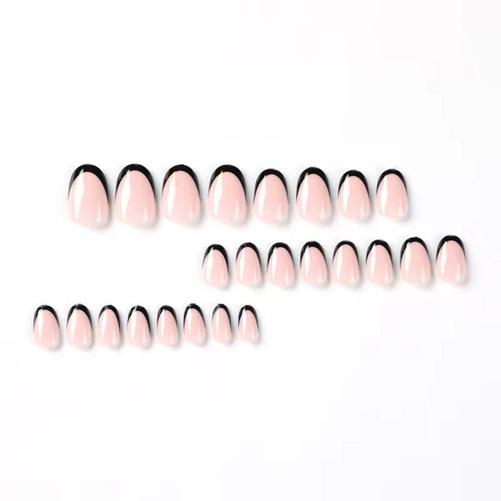 Acrylic nail set with elegant French tips and exciting ombre design Stornfield