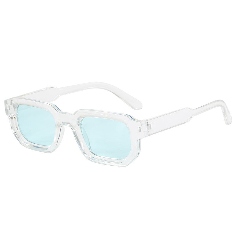 Women's fashionable square sunglasses with clear frame Stornfield