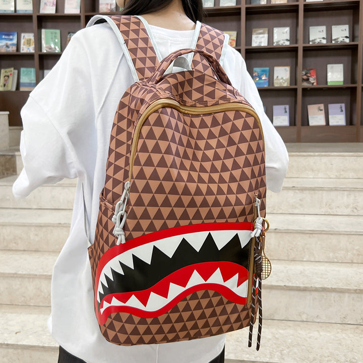 Backpack with Unique Shark Motif Stornfield