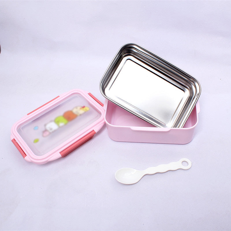 Cute Multi-Compartment Food Storage Container Set