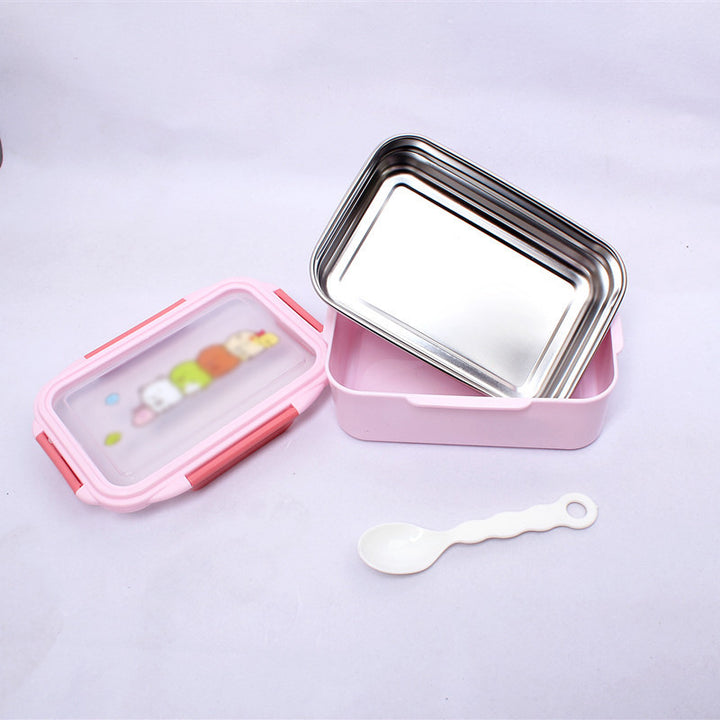 Cute Multi-Compartment Food Storage Container Set
