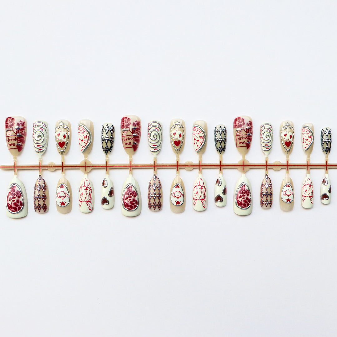 Decorative Press-On Nail Art Set