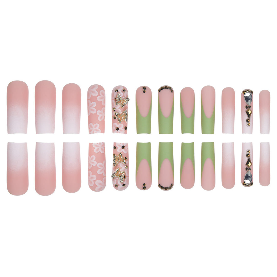 Floral-Inspired Press-On Nail Art Stornfield