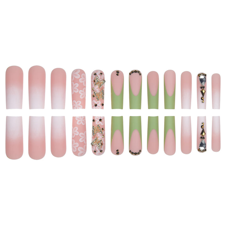 Floral-Inspired Press-On Nail Art Stornfield