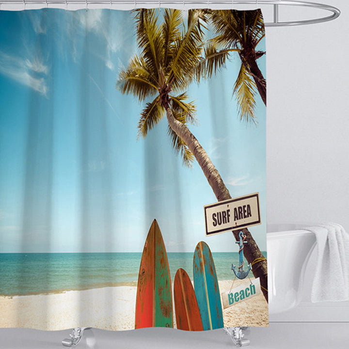Beach-Themed Shower Curtain Stornfield