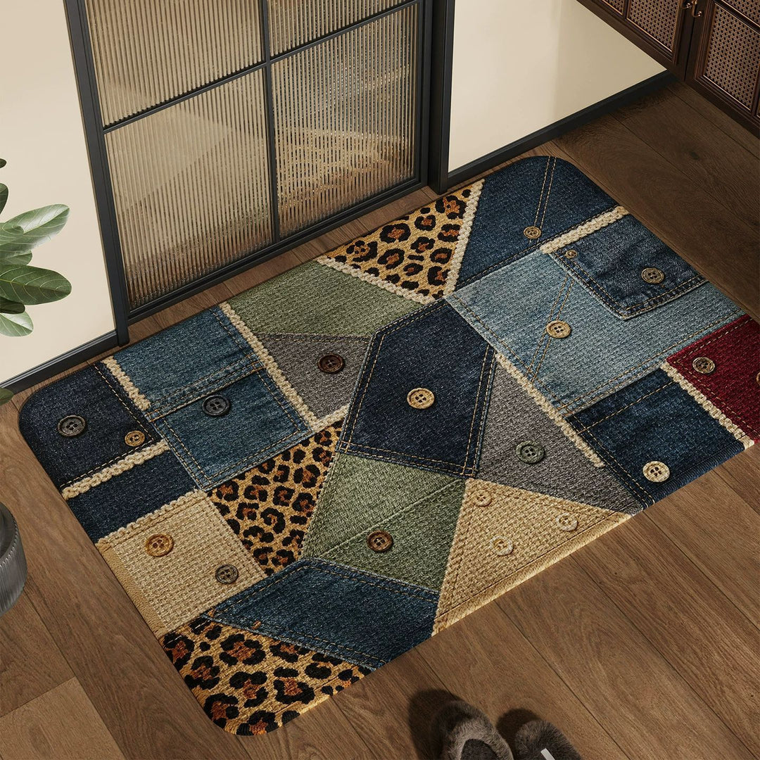 Fun and Colorful Patchwork Area Rug Stornfield