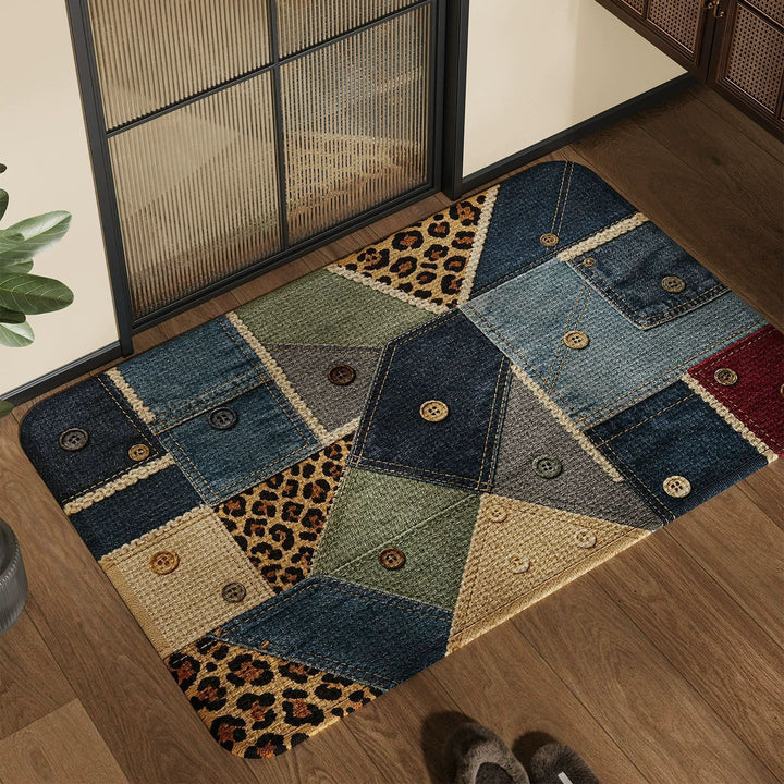 Fun and Colorful Patchwork Area Rug Stornfield