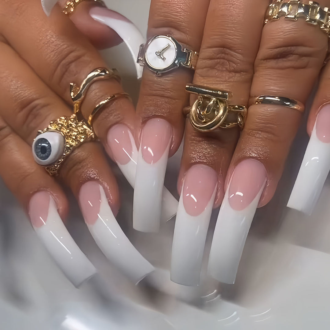 Lengthy Ombre Nail Extensions Stornfield