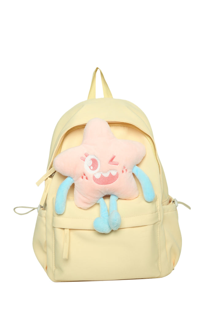 Plush backpack with playful star motif Stornfield