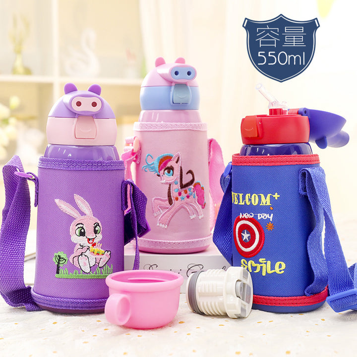 Ladies child-friendly drinking bottle with funny bunny pattern Stornfield