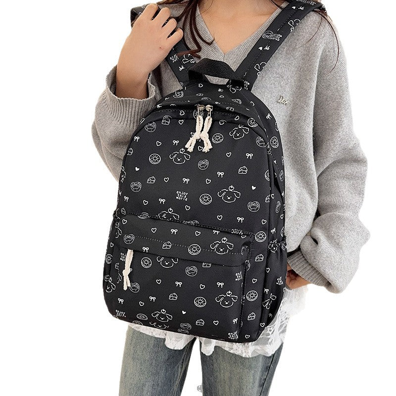 Backpack with Cute Animal Motifs and Practical Compartments Stornfield