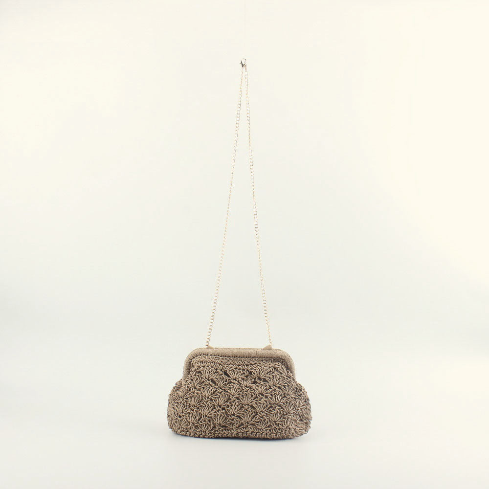 Clutch bag in elegant crochet style Stornfield