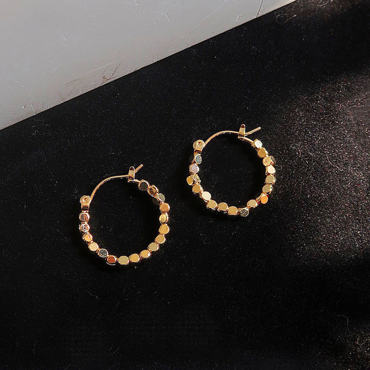 Elegant Hoop Earrings with Sparkling Crystals Stornfield