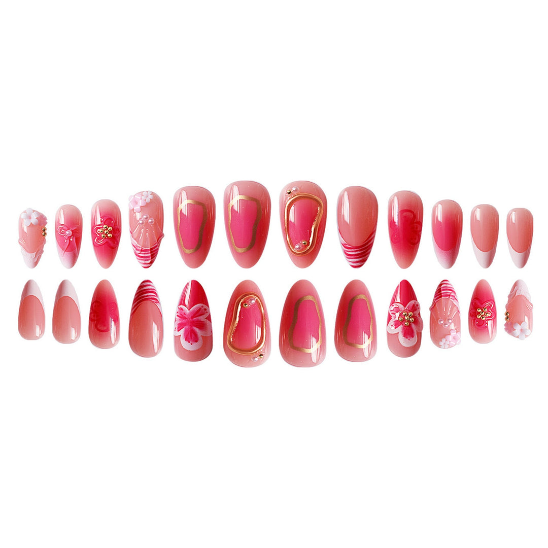 Floral Elegance Nail Art Extensions Stornfield