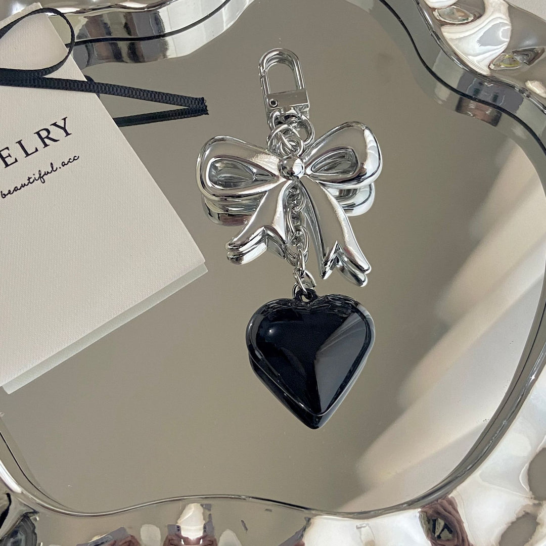 Heart and Bow Charm Keychain Stornfield
