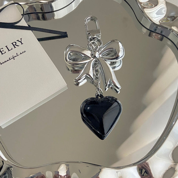 Heart and Bow Charm Keychain Stornfield