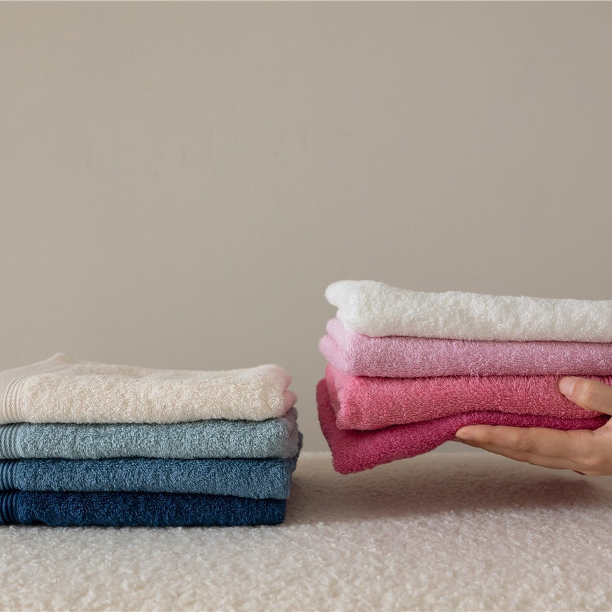 Plush Cotton Bath Towel Set with High-Absorbency Quick-Dry Weave