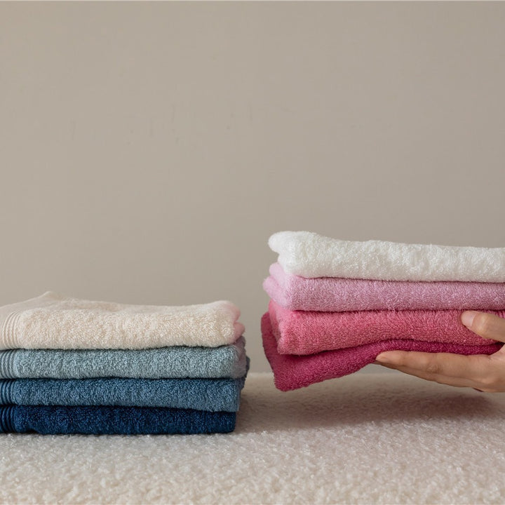 Plush Cotton Bath Towel Set with High-Absorbency Quick-Dry Weave