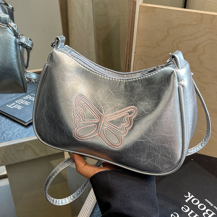 Elegant Butterfly Motif Crossbody Bag