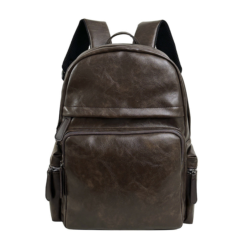 Vintage Leather Laptop Backpack Stornfield