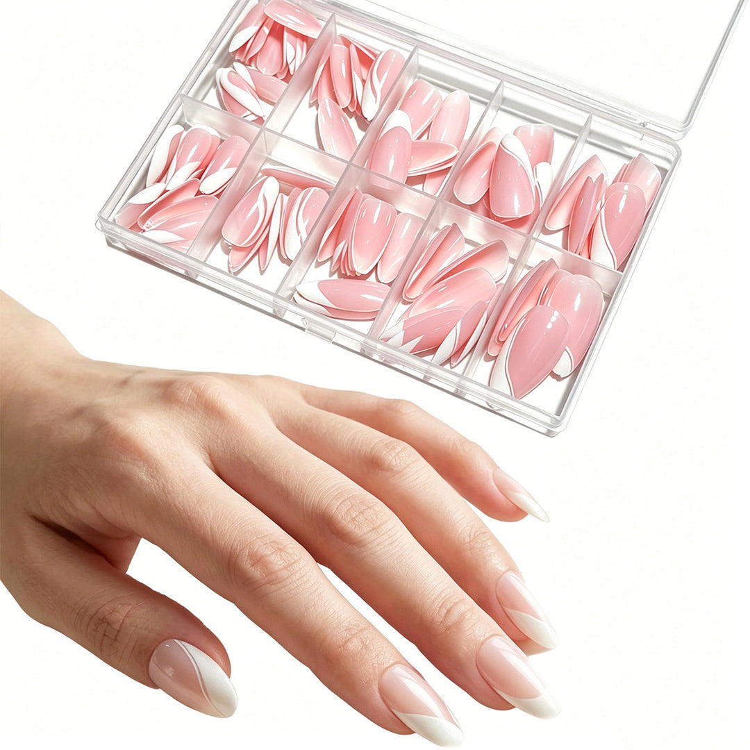 Premium Press-On Nail Tips Set Stornfield