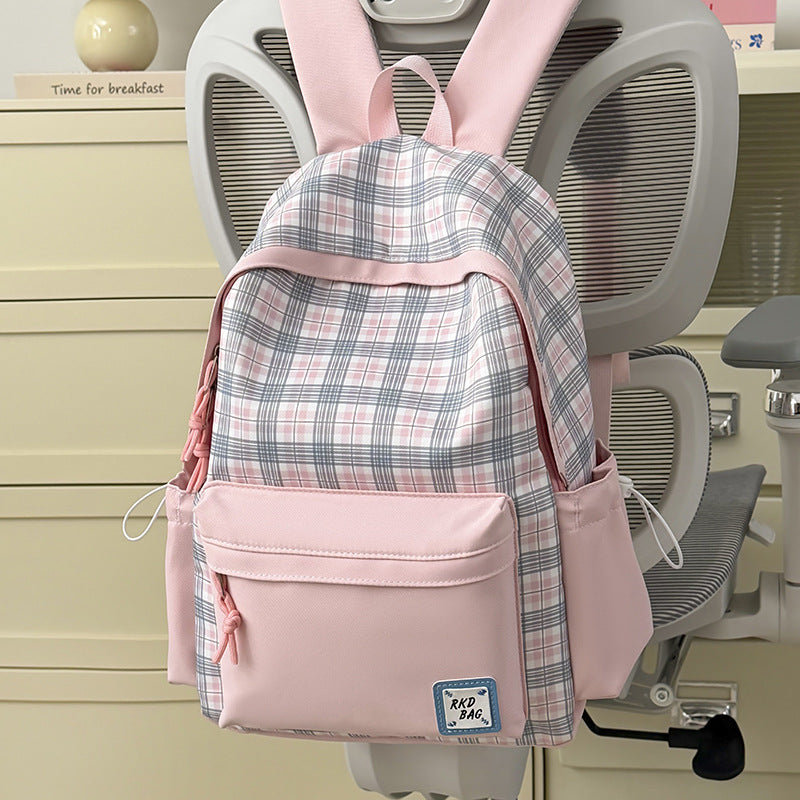 Checked Patterned Backpack Stornfield
