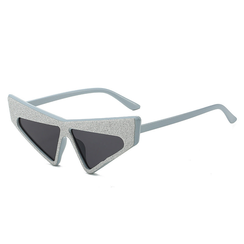 Women's futuristic sunglasses with glittering frame Stornfield