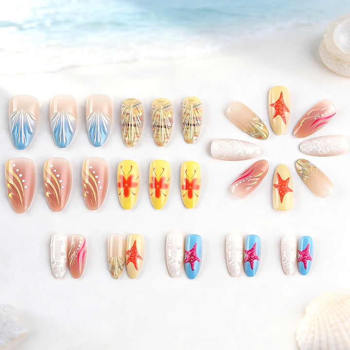 Decorative Press-On Nail Art Set Stornfield