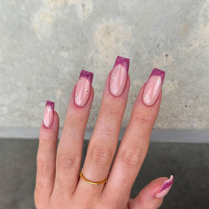 Ornate Butterfly-Inspired Acrylic Nail Extensions Stornfield