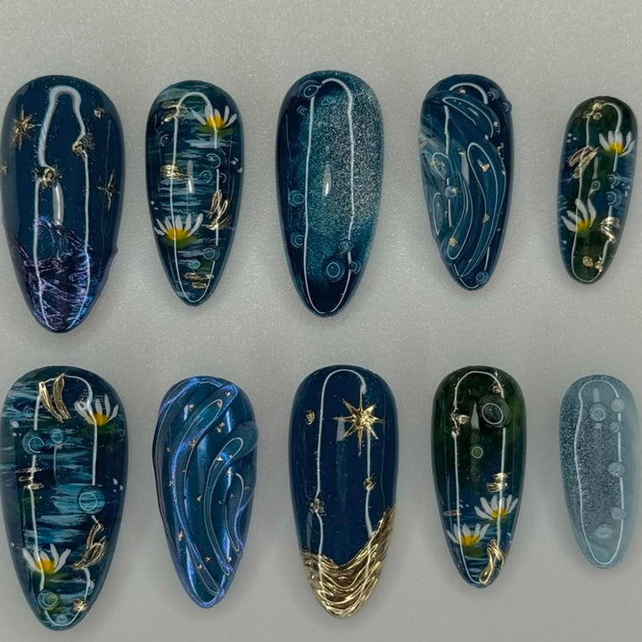Thematic Artisan Press-On Nail Set Stornfield