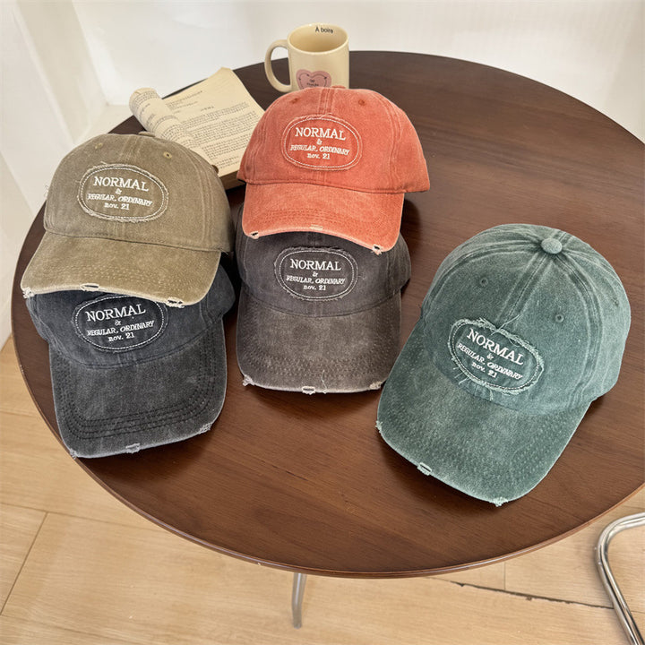 Men's Casual Distressed Cotton Baseball Cap Stornfield