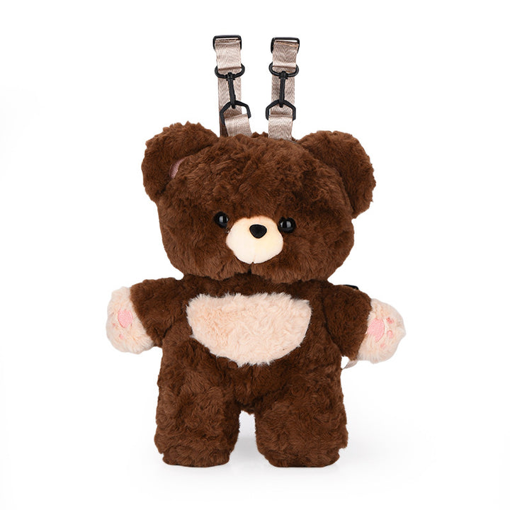Plush backpack with cute teddy design Stornfield