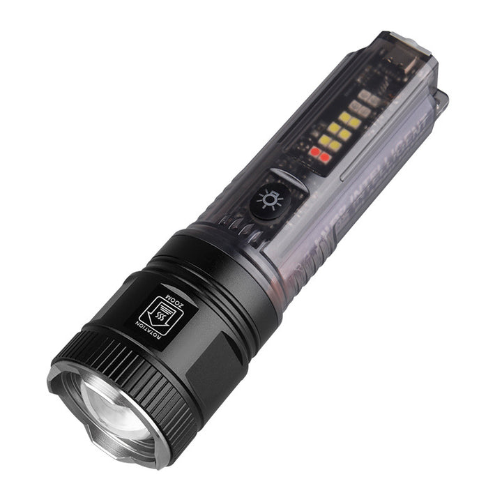 Versatile Rechargeable LED Flashlight with Intelligent Features Stornfield