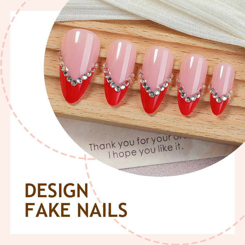 Artificial nail set with decorative accents Stornfield