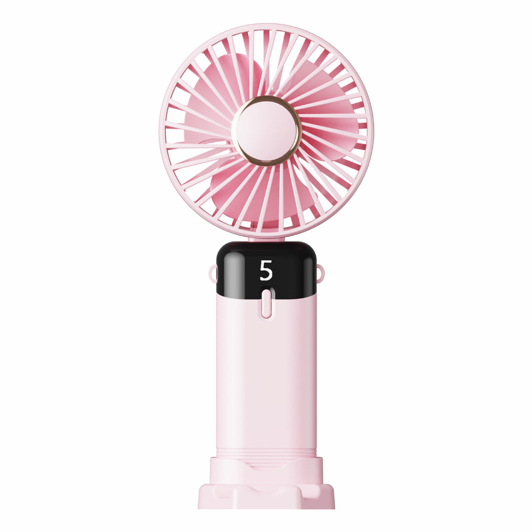 Unisex nan rechargeable portable handheld and desk fan with LED battery indicator Stornfield
