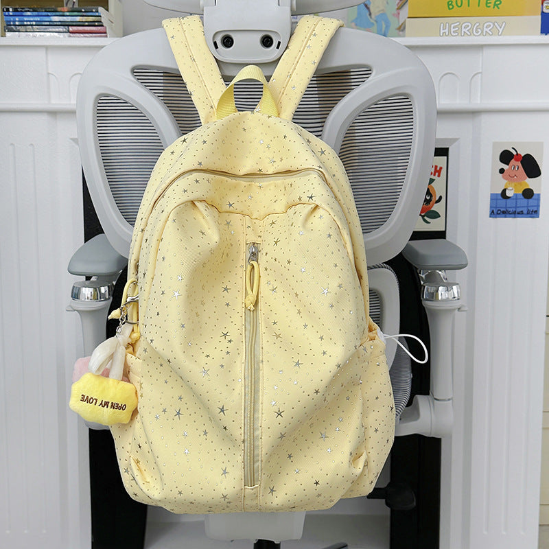 Star-Patterned Lightweight Backpack Stornfield