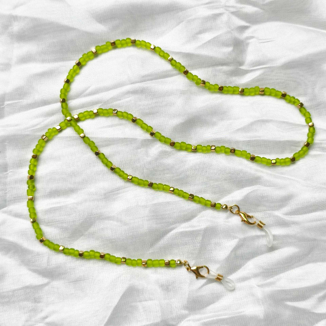 Fashionable Glasses Holder Chain Made of Colorful Beads Stornfield