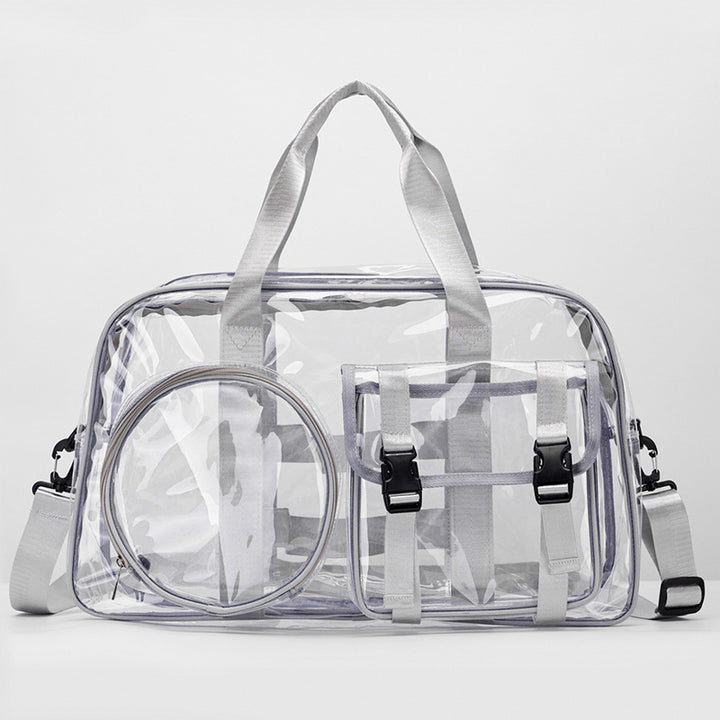 Stylish Transparent Gym Duffle Bag