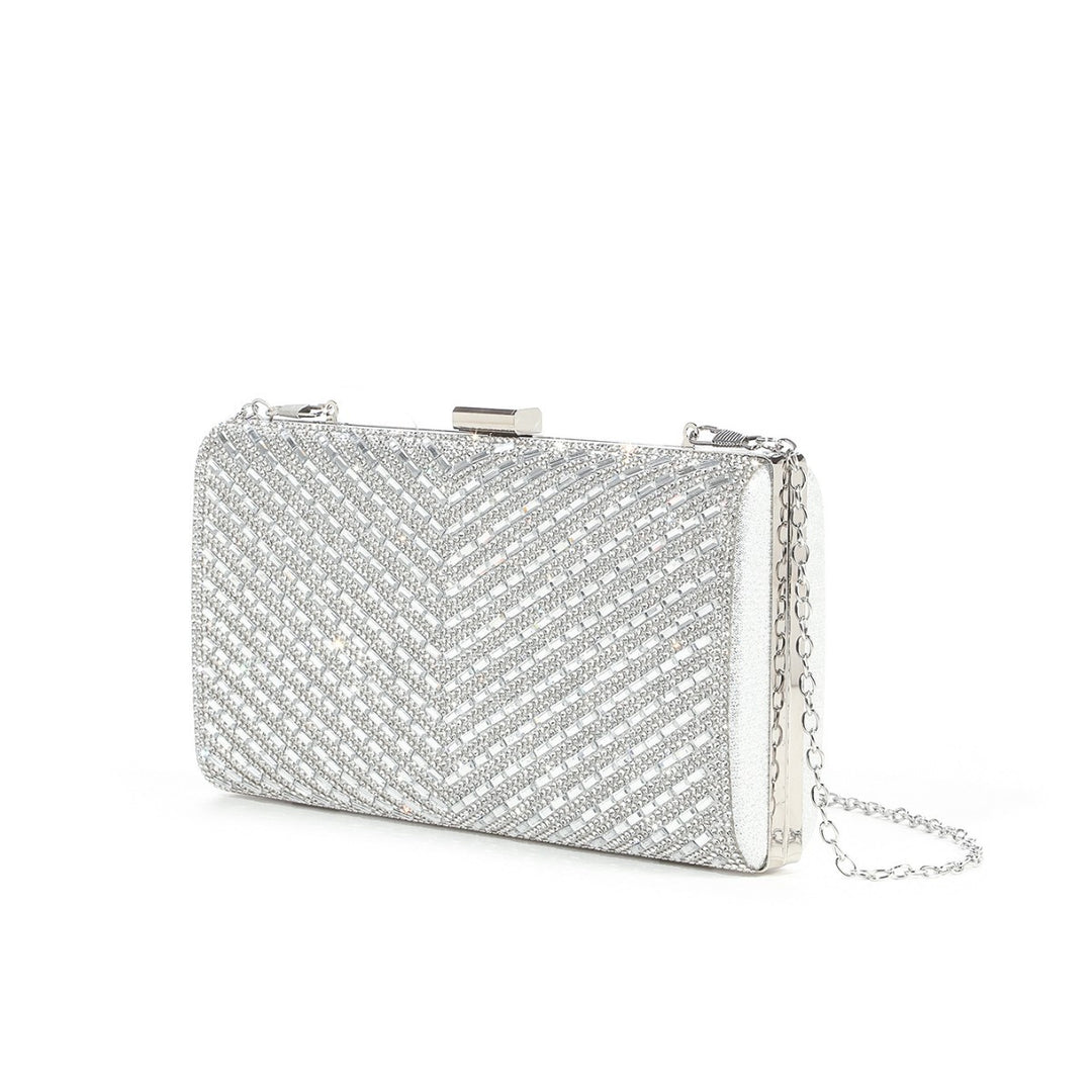 Opulent Crystal-Embellished Evening Clutch