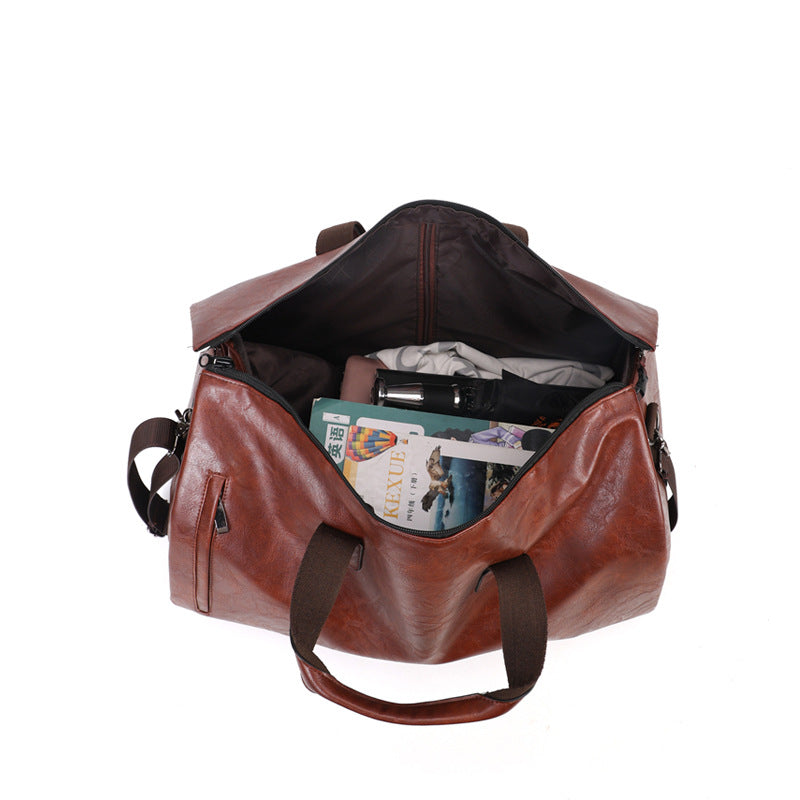 Men's Classic Leather Travel Bag Stornfield