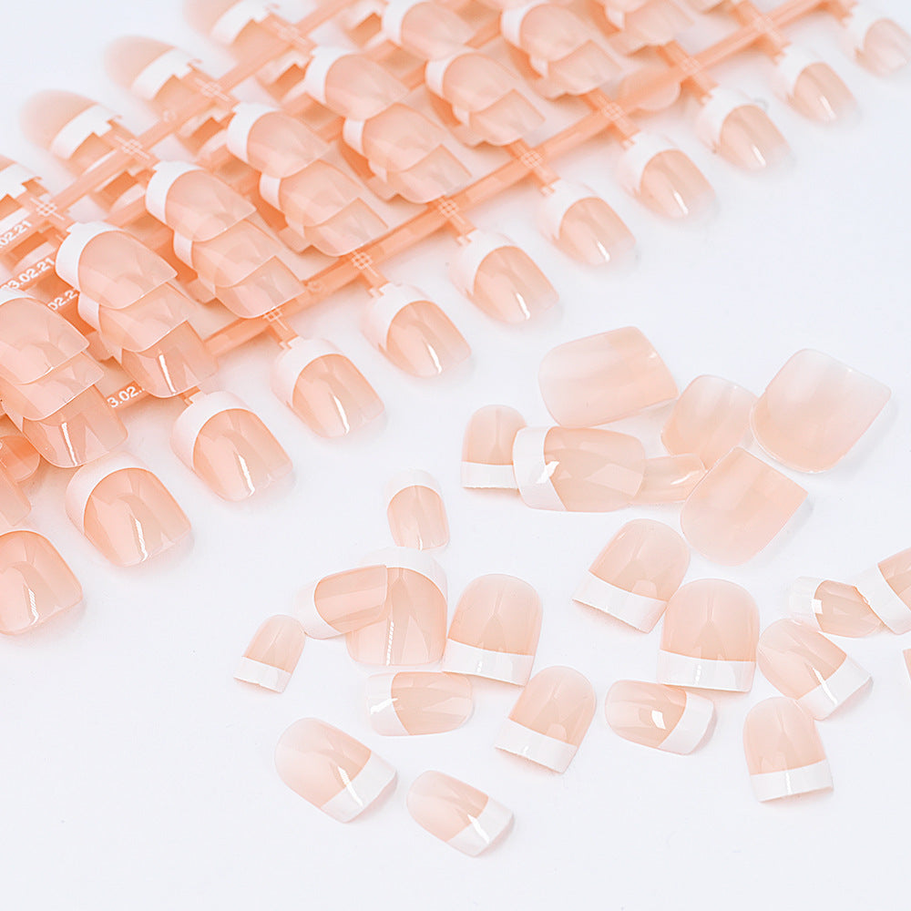 Elegant French Tip Press-On Nails Stornfield 1787228561