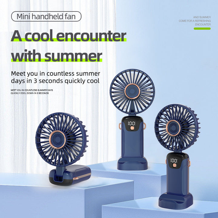 Unisex Portable Digital Handheld Mist Fan Stornfield