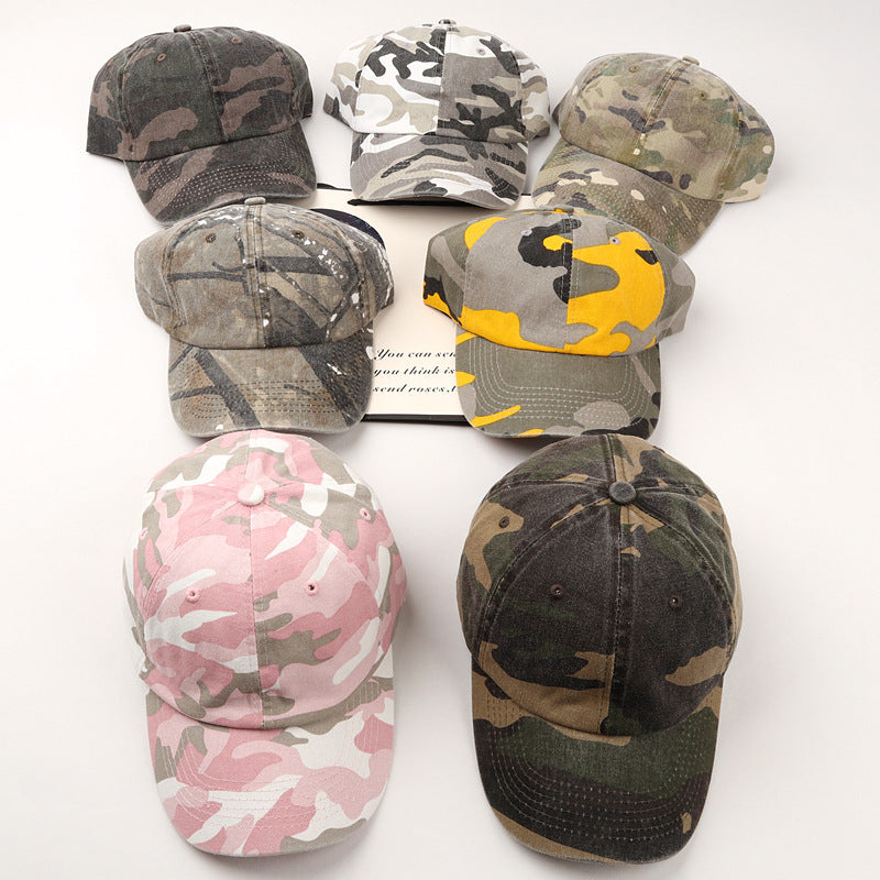 Unisex Camo Print Adjustable Baseball Cap Stornfield